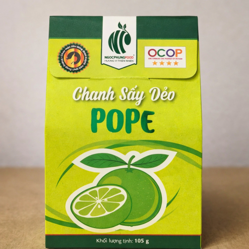 CHANH SẤY DẺO POPE – CHUA NGỌT TỰ NHIÊN, ĂN LÀ GHIỀN